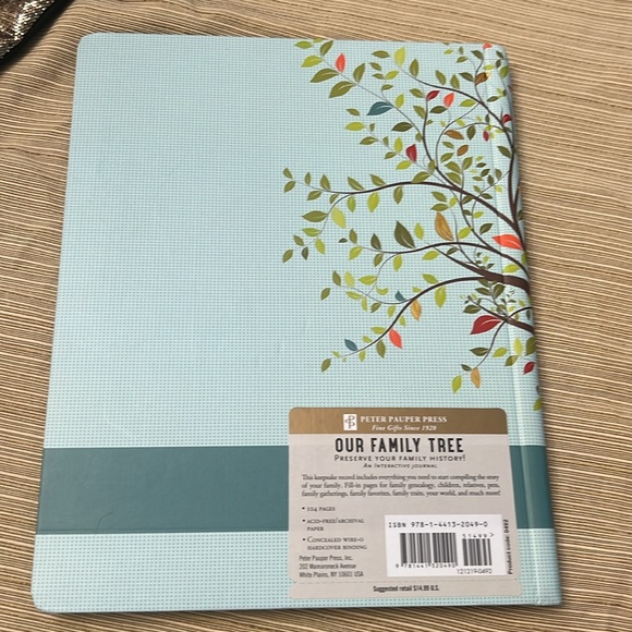 Our Family Tree Book New peter pauper press an interactive journal family tree - Picture 10 of 13
